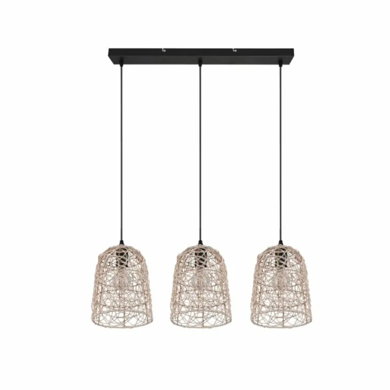 Luminaires Reality Suspension Reality Lovis Noir, 3 lumières* Suspensions