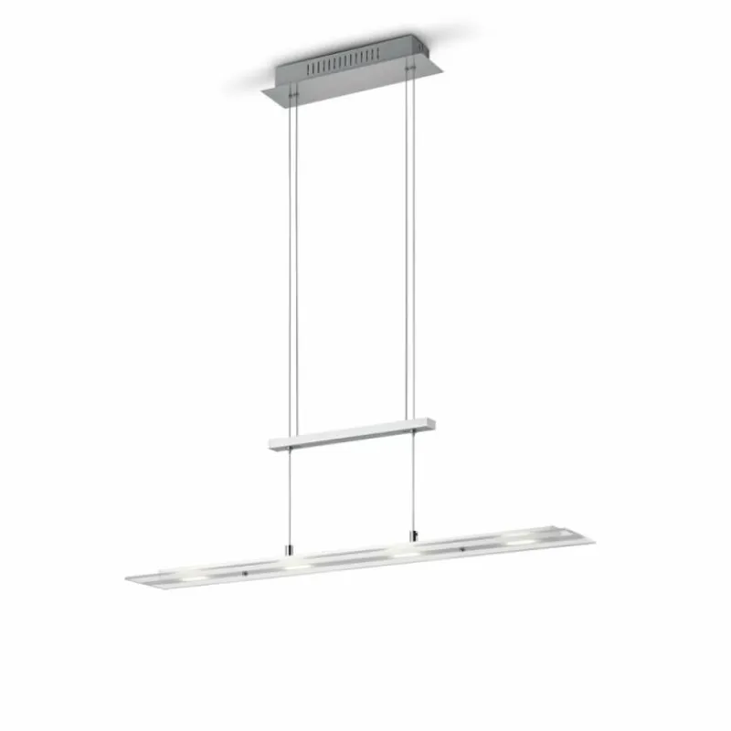 Luminaires Reality Suspension Reality MILOS LED Nickel mat, 4 lumières