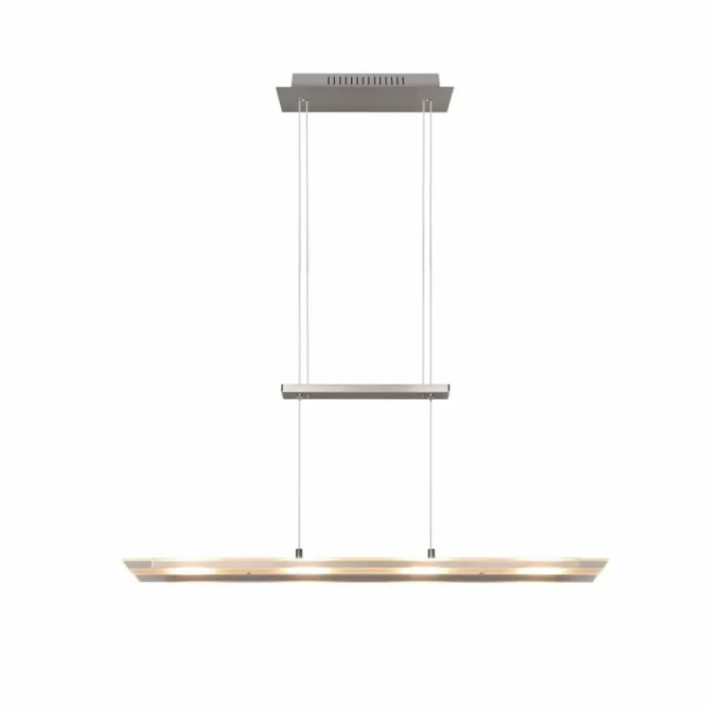 Luminaires Reality Suspension Reality MILOS LED Nickel mat, 4 lumières