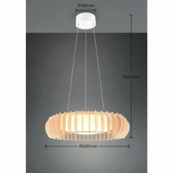 Luminaires Reality Suspension Reality MONTE LED Blanc, 1 lumière, Télécommandes* Éclairage Led