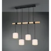 Lampes En Tissu-Luminaires Reality Suspension Reality Odin LED Noir, 4 lumières