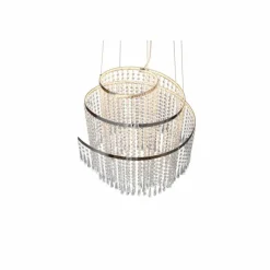 Luminaires Reality Suspension Reality POMP LED Chrome, 1 lumière, Télécommandes* Éclairage Led