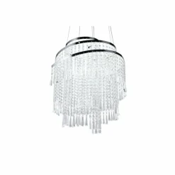 Luminaires Reality Suspension Reality POMP LED Chrome, 1 lumière, Télécommandes* Éclairage Led