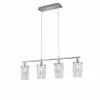Luminaires Reality Suspension Reality Posh Chrome, 4 lumières