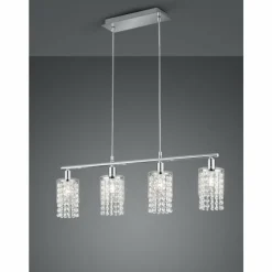 Luminaires Reality Suspension Reality Posh Chrome, 4 lumières
