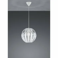 Luminaires Rustiques-Luminaires Reality Suspension Reality PUMPKIN Blanc, 1 lumière