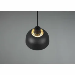 Lampes Dorées-Luminaires Reality Suspension Reality Punch Noir, 1 lumière