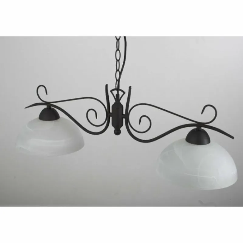 Luminaires Reality Suspension Reality Rouille, 2 lumières