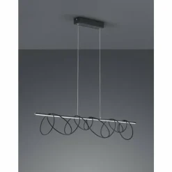 Luminaires Reality Suspension Reality Saba LED Noir, 1 lumière* Éclairage Led