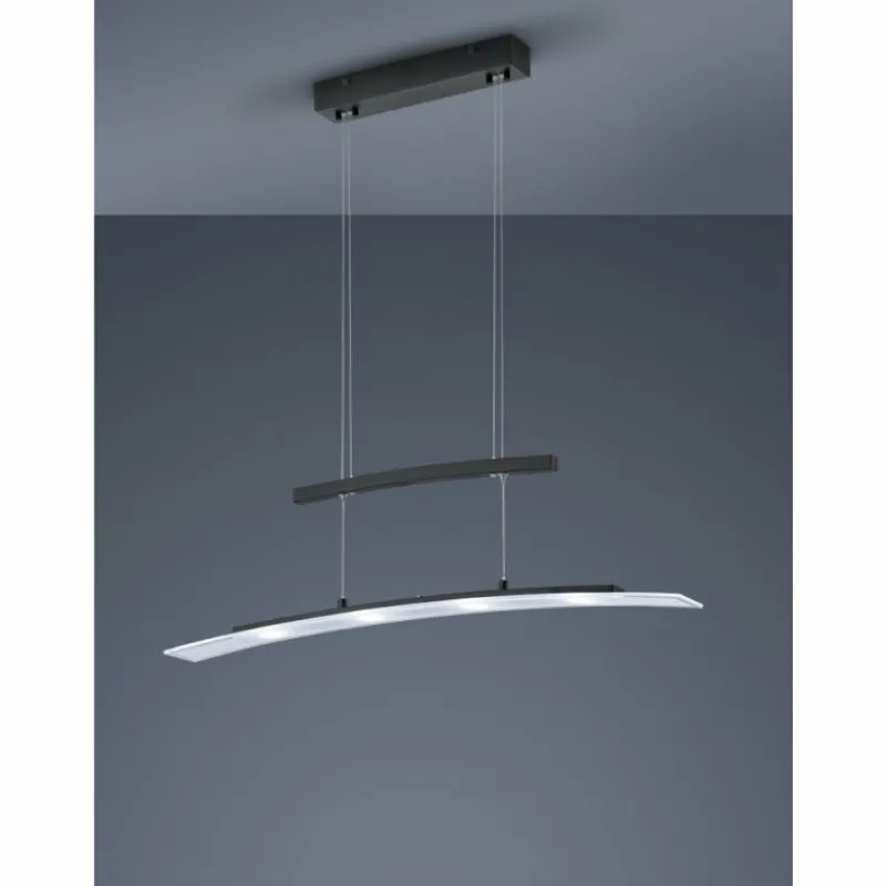 Luminaires Reality Suspension Reality Samos LED Noir, 4 lumières
