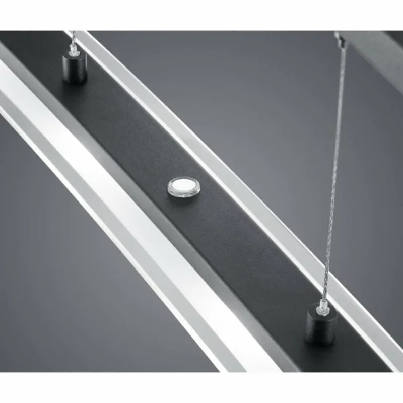 Luminaires Reality Suspension Reality Samos LED Noir, 4 lumières