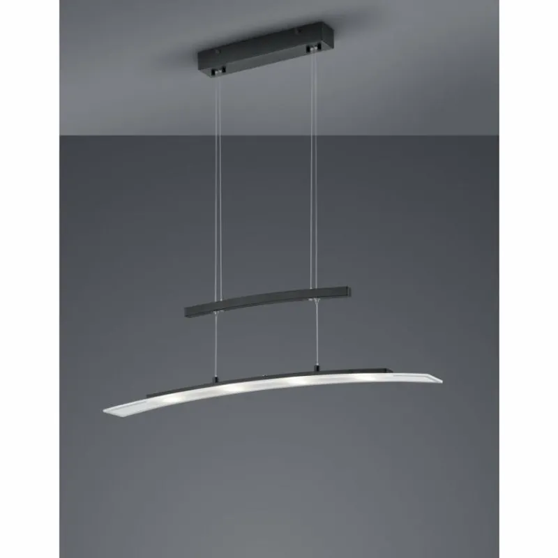 Luminaires Reality Suspension Reality Samos LED Noir, 4 lumières