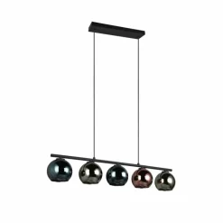 Luminaires Reality Suspension Reality SHELDON Noir, 5 lumières