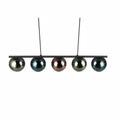 Luminaires Reality Suspension Reality SHELDON Noir, 5 lumières