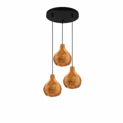 Luminaires Reality Suspension Reality Sprout Noir, 3 lumières* Suspensions