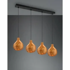 Luminaires Reality Suspension Reality Sprout Noir, 4 lumières* Suspensions