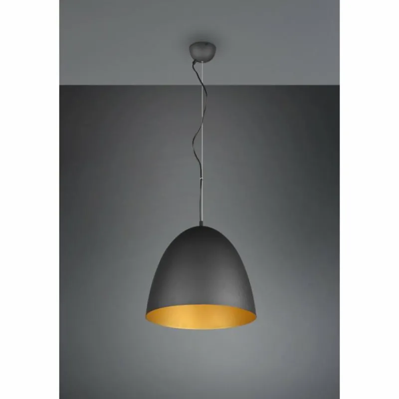 Lampes Dorées-Luminaires Reality Suspension Reality Tilda Noir doré, 1 lumière
