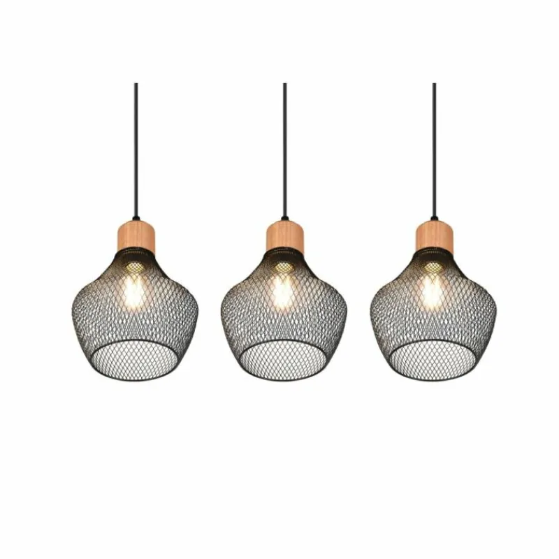 Luminaires Reality Suspension Reality Valeria Noir, 3 lumières* Suspensions