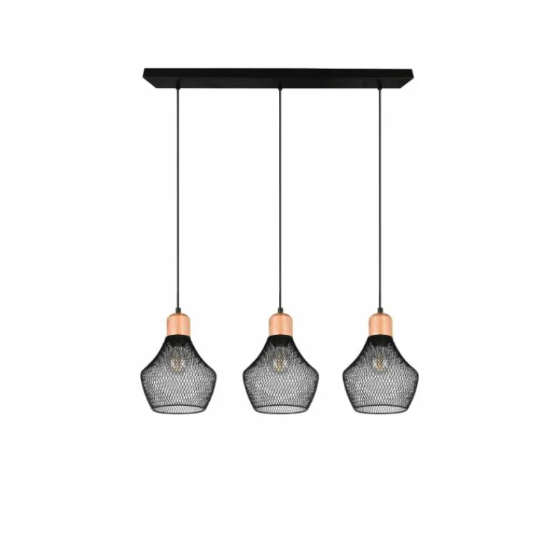 Luminaires Reality Suspension Reality Valeria Noir, 3 lumières* Suspensions