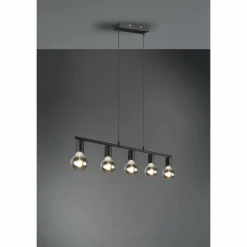 Luminaires Reality Suspension Reality Vannes Noir, 5 lumières* Suspensions