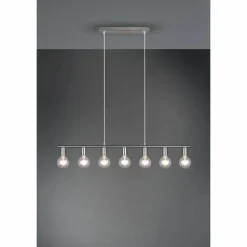 Luminaires Reality Suspension Reality Vannes Nickel mat, 7 lumières