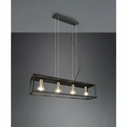 Luminaires Reality Suspension Reality Vito Noir, 4 lumières* Suspensions