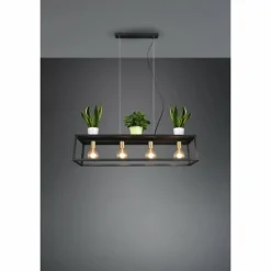 Luminaires Reality Suspension Reality Vito Noir, 4 lumières* Suspensions