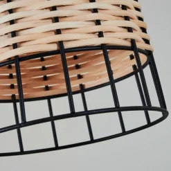 Style Boho-Chic-hofstein Suspension Recinto Noir, 3 lumières