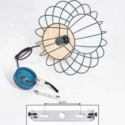 Lampes Vintages & Rétros-hofstein Suspension Refresco Turquoise, 1 lumière