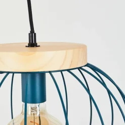 Lampes Vintages & Rétros-hofstein Suspension Refresco Turquoise, 1 lumière
