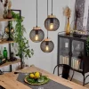 Lampes À Boules-hofstein Suspension Reiden Noir, 3 lumières