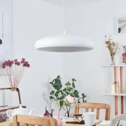 hofstein Suspension Rhone LED Blanc, 1 lumière, Changeur de couleurs