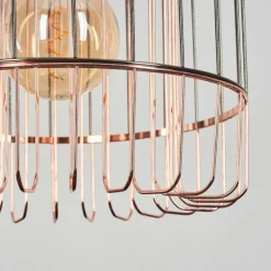 Lampes Industrielles-hofstein Suspension Ribellasca Noir, 1 lumière