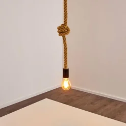 Style Boho-Chic-hofstein Suspension Riekje Brun, Noir, 1 lumière