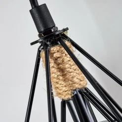 Style Boho-Chic-hofstein Suspension Riekje Écru, Noir, 1 lumière
