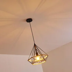 hofstein Suspension Riekje Noir, 1 lumière