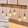 Lampes Vintages & Rétros-hofstein Suspension Rimforsa Brun, Rouille, 6 lumières