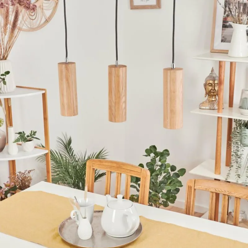 hofstein Suspension Ripamonti LED Écru, 3 lumières