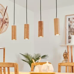 Luminaires Scandinaves-hofstein Suspension Ripamonti LED Noir, 4 lumières