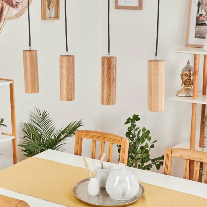 Luminaires Scandinaves-hofstein Suspension Ripamonti LED Noir, 4 lumières