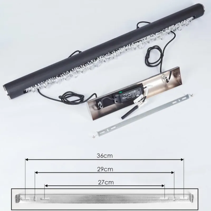 hofstein Suspension Rodeche LED Argenté, 1 lumière* Suspensions