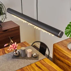 hofstein Suspension Rodeche LED Argenté, 1 lumière* Suspensions