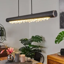 hofstein Suspension Rodeche LED Argenté, 1 lumière* Suspensions