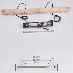 Luminaires Scandinaves-hofstein Suspension Rodeche LED Clair, Écru, 2 lumières