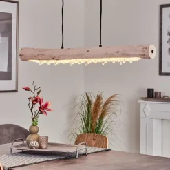 Luminaires Scandinaves-hofstein Suspension Rodeche LED Clair, Écru, 2 lumières