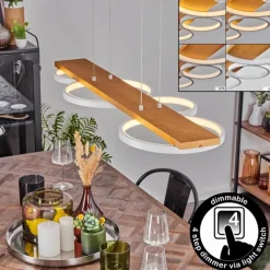 Luminaires Scandinaves-hofstein Suspension Rodekro LED Blanc, 1 lumière