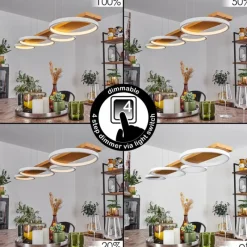 Luminaires Scandinaves-hofstein Suspension Rodekro LED Blanc, 1 lumière