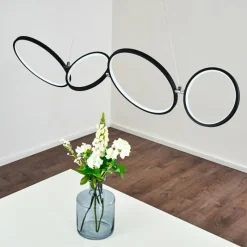 hofstein Suspension Rodekro LED Noir, 1 lumière