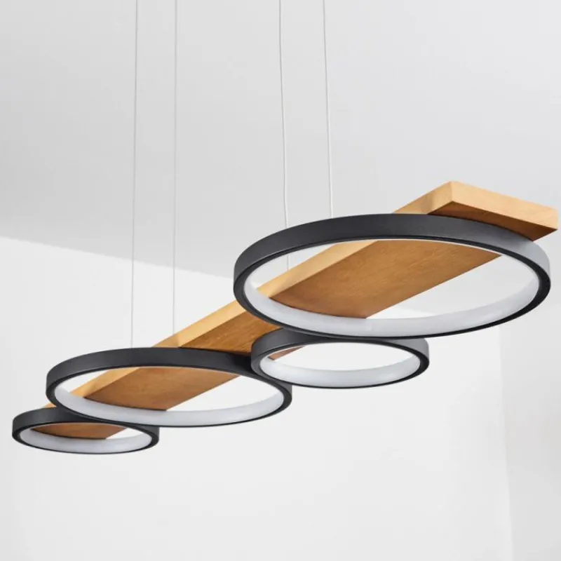 Luminaires Scandinaves-hofstein Suspension Rodekro LED Noir, 1 lumière