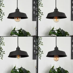 Luminaires Scandinaves-hofstein Suspension Rognaix Noir, 1 lumière